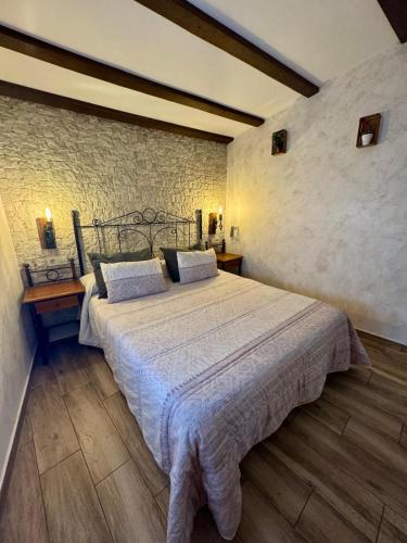 Ένα ή περισσότερα κρεβάτια σε δωμάτιο στο Palacito de la Rubia