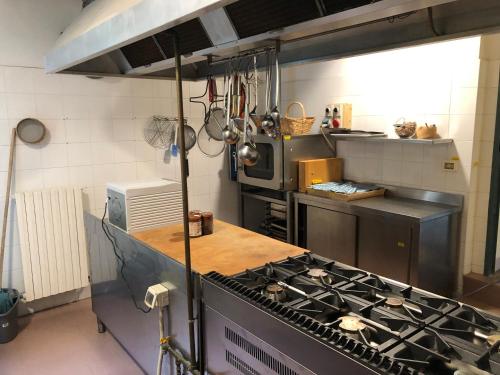 Dapur atau dapur kecil di B&B Agriturismo Montepolo