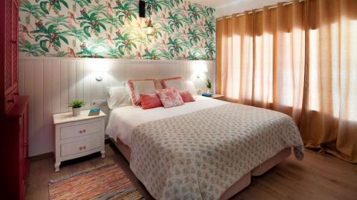 Postel nebo postele na pokoji v ubytování Countryhouse La Niña Chole Cártama by Ruralidays