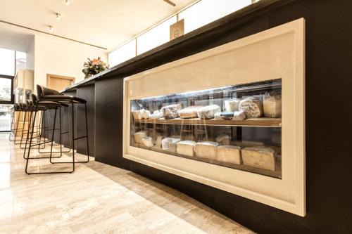 Dapur atau dapur kecil di NH Sevilla Plaza de Armas