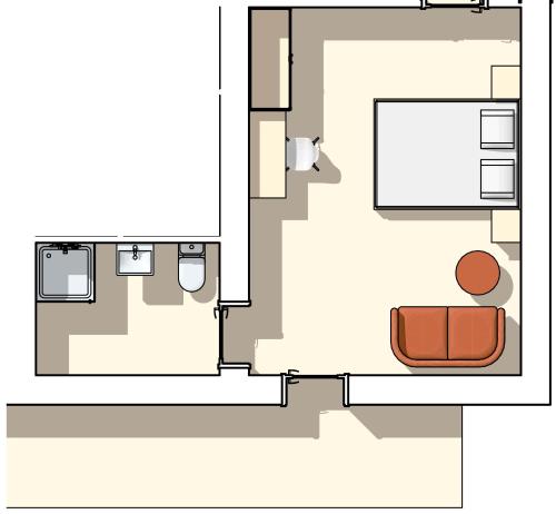 オーバートラウナー ホフの見取り図または間取り図
