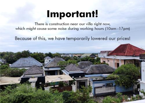 Un grupo de casas en una ciudad con importancia en Hills House Villa by Globalstay - Jimbaran x Balangan x GWK, en Jimbaran