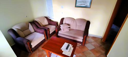 Ruang duduk di Apartamenty Smętek