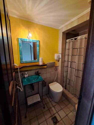 Koupelna v ubytování Smaragdi Luxury Apartments