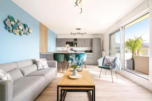 Appartement saint malo neuf, 2 chambres, terrasse, garage