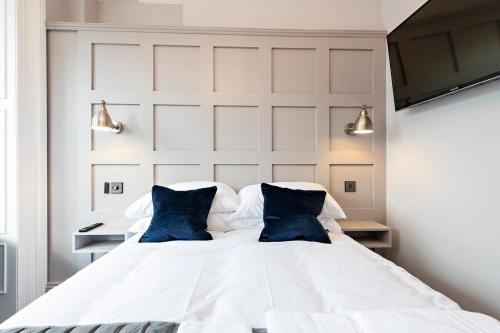 Cama o camas de una habitación en Marina View Studio