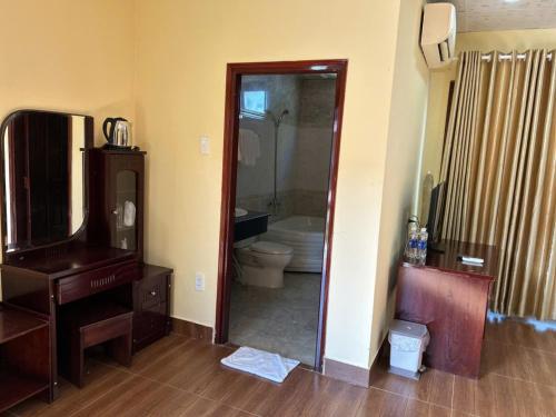 Koupelna v ubytování Khan's cottage