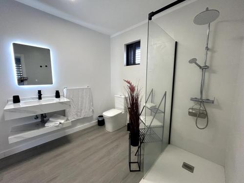 Koupelna v ubytování Apartamento con encanto y vistas panoramicas, Stevier