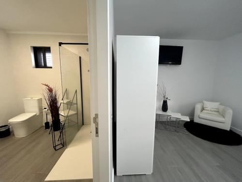 Koupelna v ubytování Apartamento con encanto y vistas panoramicas, Stevier
