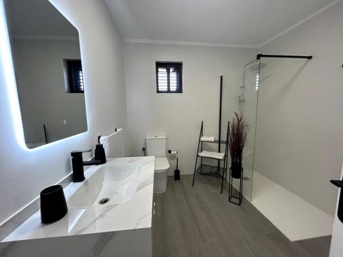 Koupelna v ubytování Apartamento con encanto y vistas panoramicas, Stevier