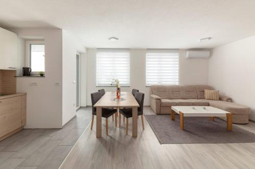 Posezení v ubytování Perfect Place Apartments