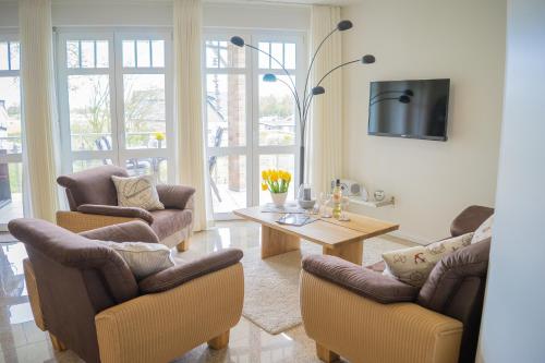 Μια τηλεόραση ή/και κέντρο ψυχαγωγίας στο Schmuckstück am Binnensee