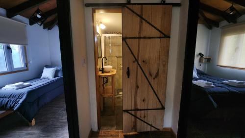 Cama o camas de una habitación en Casa Montanara