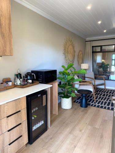 Η κουζίνα ή μικρή κουζίνα στο Knysna Elephant Park Lodge