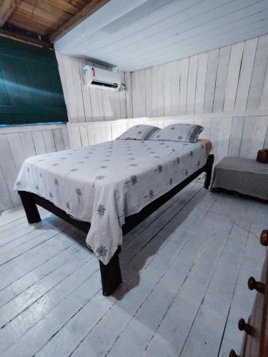 Postel nebo postele na pokoji v ubytování Casa Anahata
