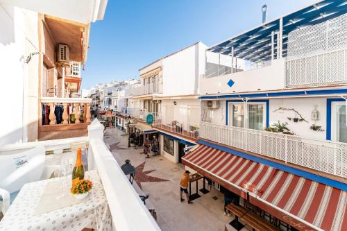 an overhead view of a street with buildings at MalagaSuite El Levante Apartments in Torremolinos