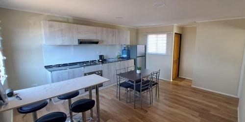 Köök või kööginurk majutusasutuses CABAÑA Con TINAJA