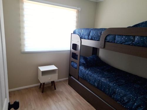 Voodi või voodid majutusasutuse CABAÑA Con TINAJA toas