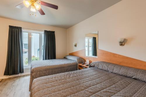 Ένα ή περισσότερα κρεβάτια σε δωμάτιο στο Motel Park