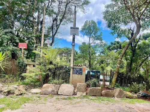 Zahrada ubytování La Catedral Chalés