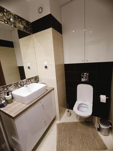 Ένα μπάνιο στο Apartament Ełk Tuwima 5