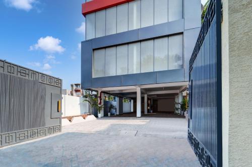 an external view of a building at Super Townhouse OAK The Dev Regency in Patna