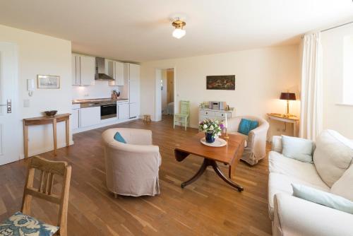 Η κουζίνα ή μικρή κουζίνα στο Ferienwohnung 1 mit schönem Seeblick