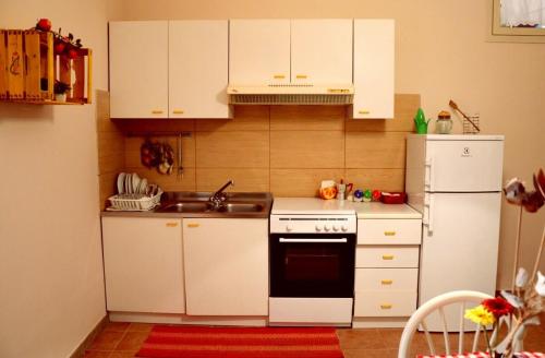 Η κουζίνα ή μικρή κουζίνα στο Al vicolo