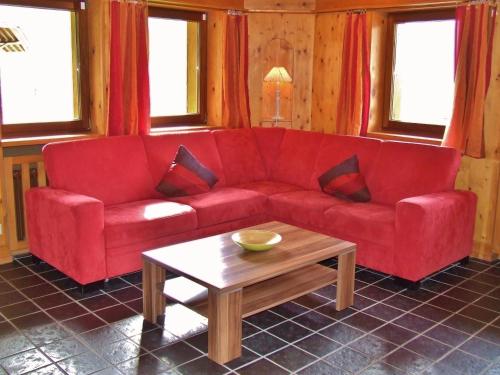 Ruang duduk di Bühlhof Todtnauberg Gästehaus Wohnung 4
