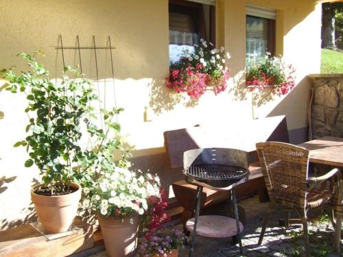 Ruang duduk di Bühlhof Todtnauberg Gästehaus Wohnung 4