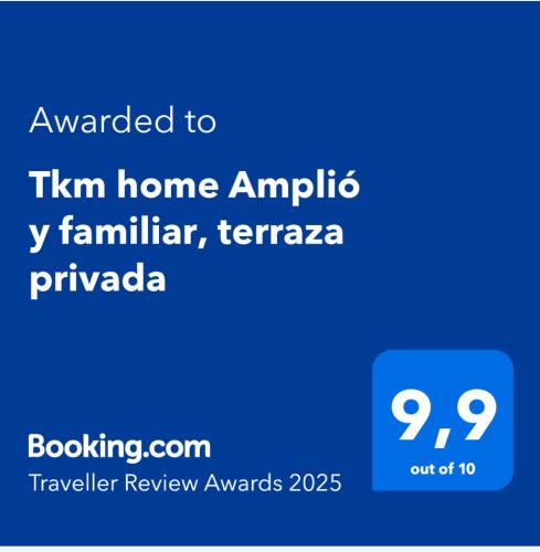 Tkm home Amplió y familiar, terraza privada