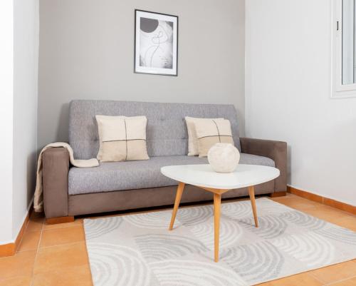 Posezení v ubytování Somptueux appartement à Hydra