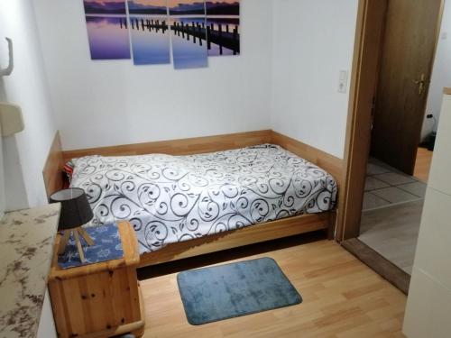 Postel nebo postele na pokoji v ubytování Ferienhaus Else