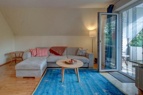 Χώρος καθιστικού στο Ferienwohnung Leuchtturm