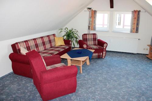 Posezení v ubytování Ferienwohnung 1