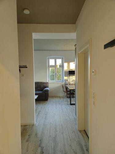 Ruang duduk di Ferienwohnung Gebauer