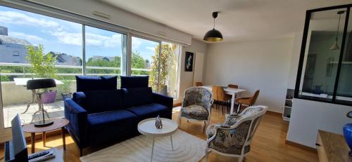 Posezení v ubytování Appartement cosy proche du centre de Vannes
