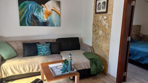 En eller flere senge i et værelse på CASA dos AVÓS