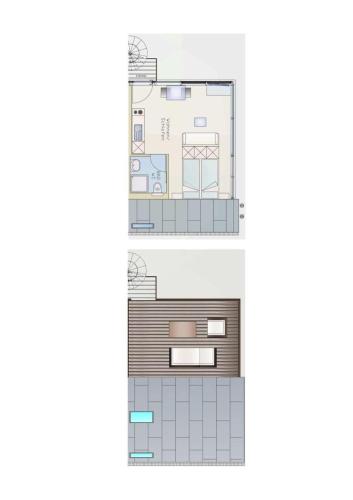 a house with a viewfourth floor plan at Appartment Düne 7 2OG Grundbelegung 2 Pers in Elsterheide
