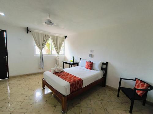 Postel nebo postele na pokoji v ubytování Hotel Don Luis