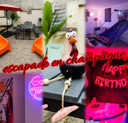 Le CoEuR du ViGnObLe Capacité 16 personnes max Venez partager un moment agréable en famille amis couples jeux Pétanque jacuzzi