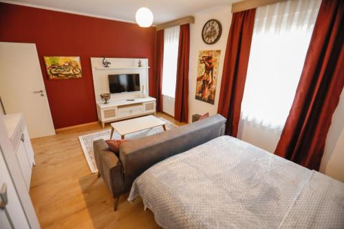 TV a/nebo společenská místnost v ubytování Turis Ferienwohnung 65-2