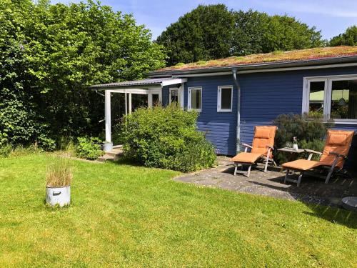 Κήπος έξω από το Blaue Pause - Offline-Häuschen mit Garten und Kamin