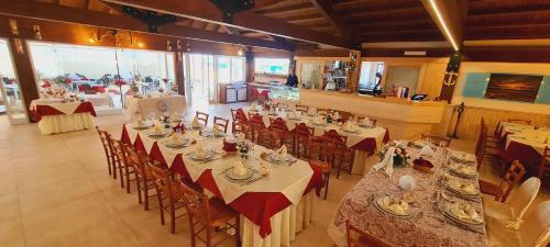 Restaurace v ubytování Hotel Alba Chiara Sant'Andrea Salento