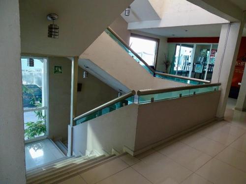 a view of a staircase in a building at Hotel Gya Boutique in Aguascalientes
