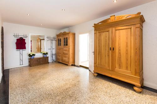 Kuchyň nebo kuchyňský kout v ubytování Wohnung Bauernhaus 2