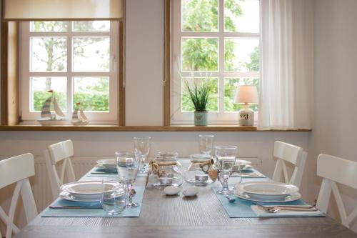 Nápoje v ubytování Kapitänshaus an der Friedrichsschleuse