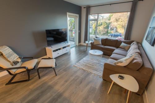 Posezení v ubytování Uptown Oasis