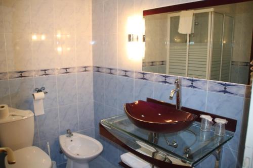 Koupelna v ubytování Hôtel Lutetia