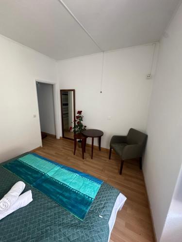 a room with a swimming pool in the middle of a room at Sweet Dreams in Albufeira